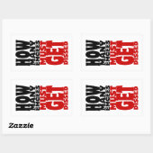 何人の人が解雇されなければならない 長方形シール (シート)