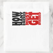 何人の人が解雇されなければならない 長方形シール (バッグ)