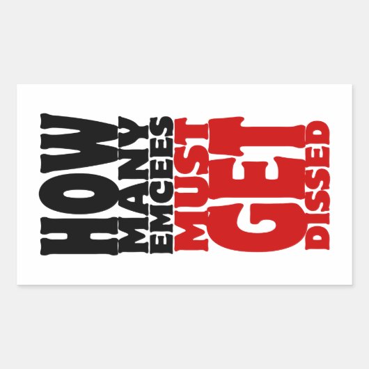 何人の人が解雇されなければならない 長方形シール (正面)