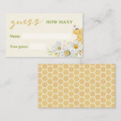 何人の（昆虫）マルハナバチミツバチのパーティーおもしろいゲーム エンクロージャーカード (正面/裏面)