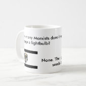 何人マルクス主義者をそれは取りますか。 コーヒーマグカップ (正面左)
