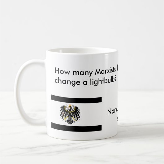 何人マルクス主義者をそれは取りますか。 コーヒーマグカップ (左)