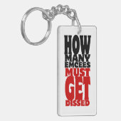 何人司会者がDissedを得なければならないか キーホルダー (正面左)