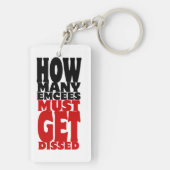 何人司会者がDissedを得なければならないか キーホルダー (裏面)