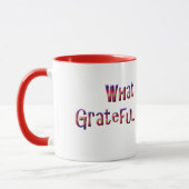 何今日のために感謝していますか。 マグカップ (左)