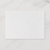 何個のキスブライダルシャワー茶パーティー エンクロージャーカード (裏面)