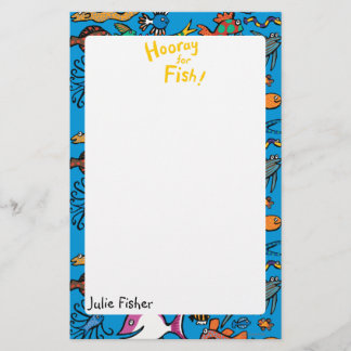 何匹違うの魚が見える？ 便箋