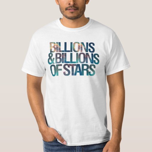 何十億もの星 Tシャツ (正面)
