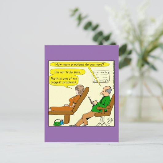 何問題が持っているか865 -漫画 ポストカード (スタンド正面)