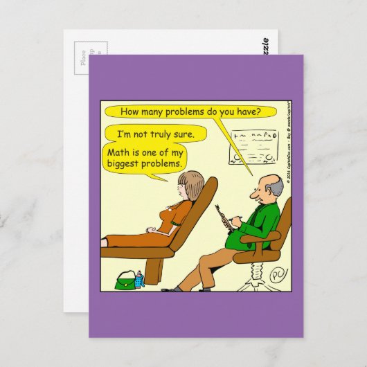 何問題が持っているか865 -漫画 ポストカード (正面/裏面)