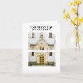 何年もお願いします！ カード (黄色い花)