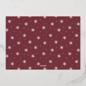 何年もの |年レビュー5フォトコラージュ 箔シーズンカード (裏面)