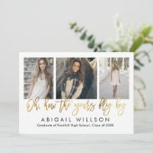 「何年も飛ぶ」金ゴールド台本卒業会 招待状 (スタンド正面)