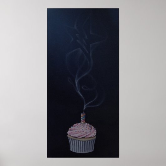 何度願う？アートプリント ポスター (正面)