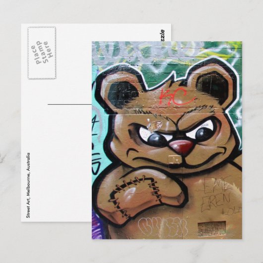 何怒の ポストカード (正面/裏面)