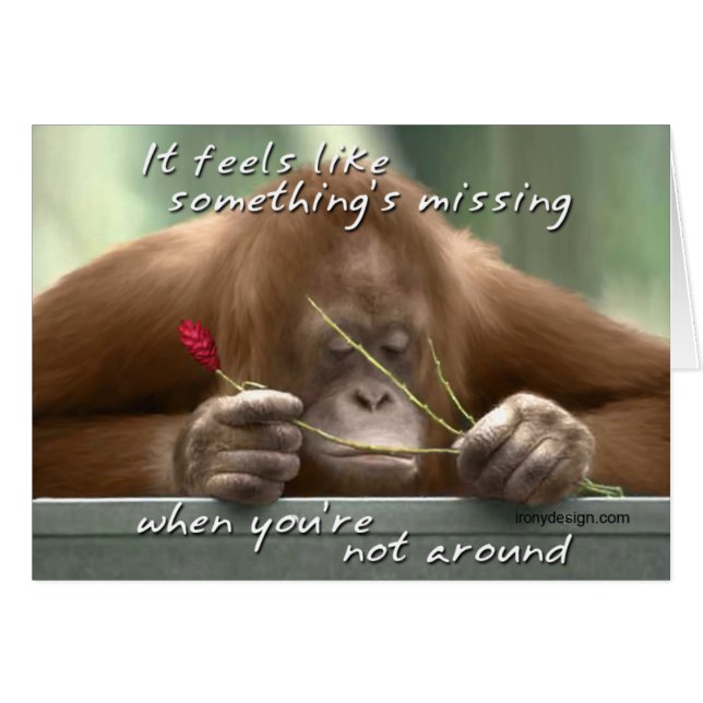 何感じかのカードの恋しく思ように (正面横)