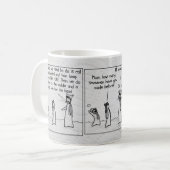 何戦闘の低下か。 コーヒーマグカップ (正面左)