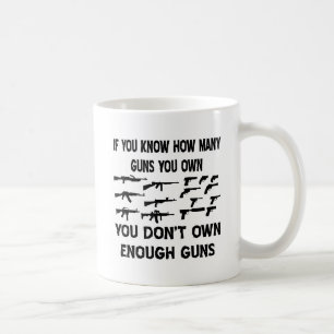 何挺銃を所有するか知っていれば コーヒーマグカップ