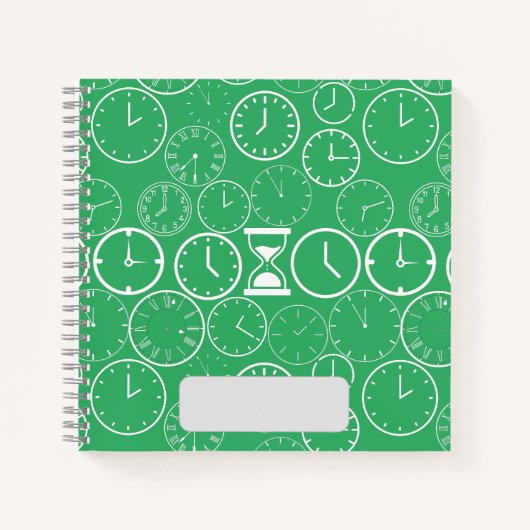 何時か。bグリーンBG ノートブック (正面)