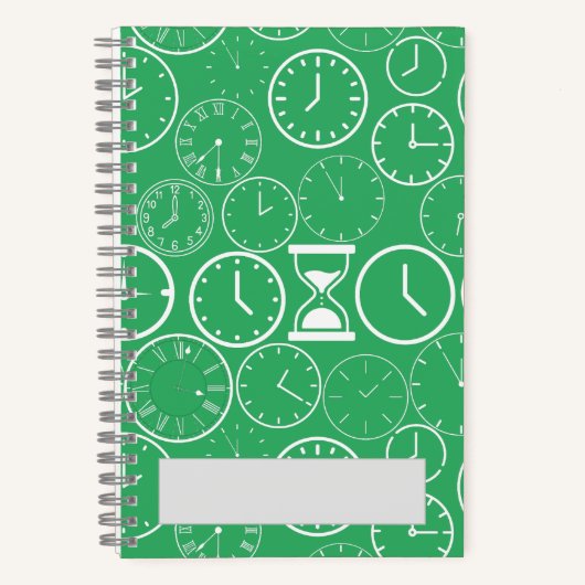 何時か。bグリーンBG ノートブック (正面)