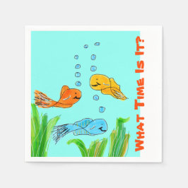 何時だ スタンダードカクテルナプキン