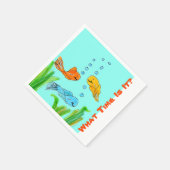 何時だ スタンダードカクテルナプキン (角)