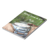 何時だ？ ノートパッド (回転)