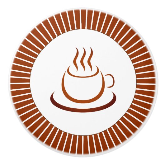 何時でもコーヒーの時間だ セラミックノブ (正面)