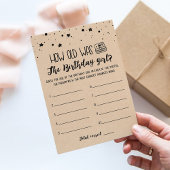 何歳だった誕生日ガールゲーム誕生日パーティーカード 招待状