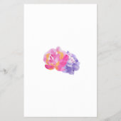 何歳だった？ – バイオレット色の花 チラシ (裏面)