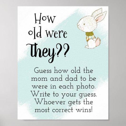 何歳だった？バニー ポスター (正面)