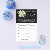 何歳だった?ホワイトローズゲームカード チラシ (シングル)