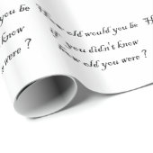 何歳になる？ – 包装紙 (ロールコーナー)