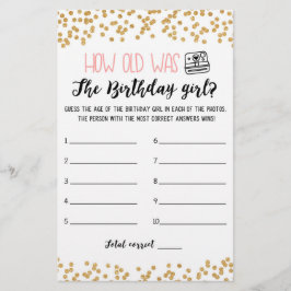 何歳の誕生日女の子の誕生日パーティーゲーム