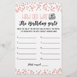 何歳の誕生日女の子の誕生日パーティーゲーム