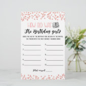 何歳の誕生日女の子の誕生日パーティーゲーム (スタンド正面)