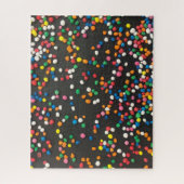 何百と何千もの黒い散乱 ジグソーパズル (縦)