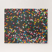 何百と何千もの黒い散乱 ジグソーパズル (横)