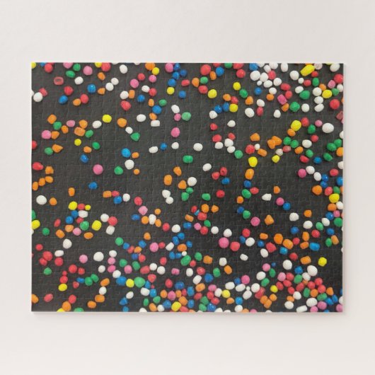 何百と何千もの黒い散乱 ジグソーパズル (横)