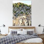 何百もの家カヤコイフェティ絵画エ キャンバスプリント (インサイチュ (寝室))