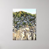 何百もの家カヤコイフェティ絵画エ キャンバスプリント (正面)