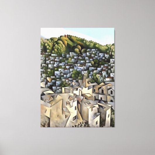 何百もの家カヤコイフェティ絵画エ キャンバスプリント (正面)