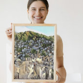 何百もの家カヤコイフェティ絵画エ キャンバスプリント