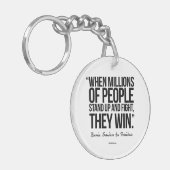 何百万の人々が立つ時 キーホルダー (正面左)