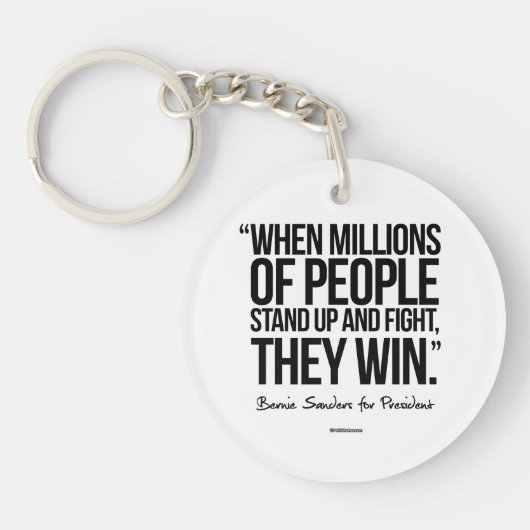 何百万の人々が立つ時 キーホルダー (正面)