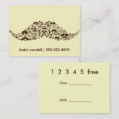 何百万もの口ひげ 名刺 (正面/裏面)