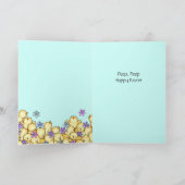 何百万人ものピープス復活祭カード シーズンカード (内部)