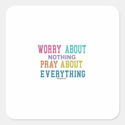 何祈でも心配無し スクエアシール (正面)