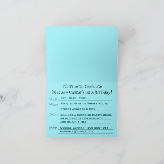 何祝? 招待状 (内部)