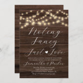 何素朴もファンシーString Lightsを愛していない 招待状 (正面/裏面)